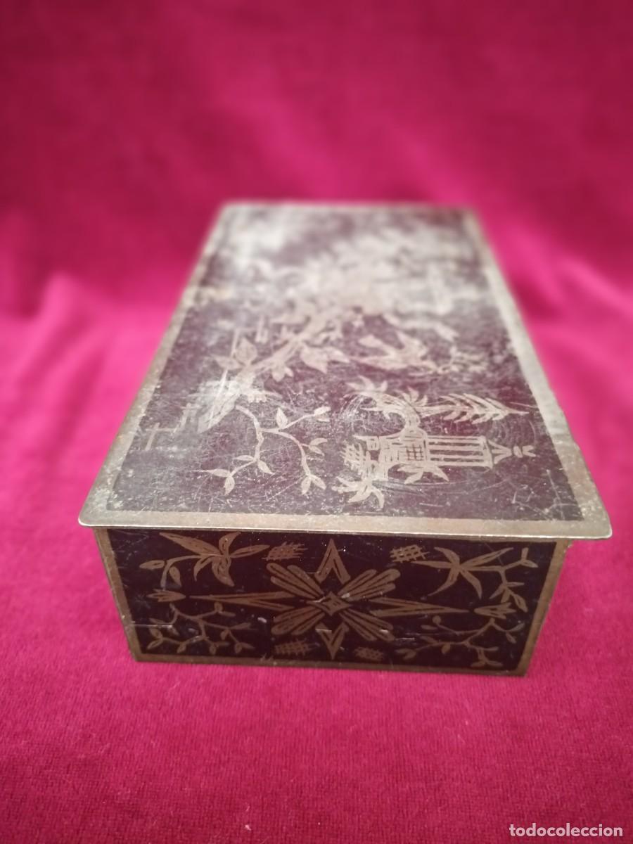 Vintage: CAJA DE LAT&Oacute;N VINTAGE. - Foto 9