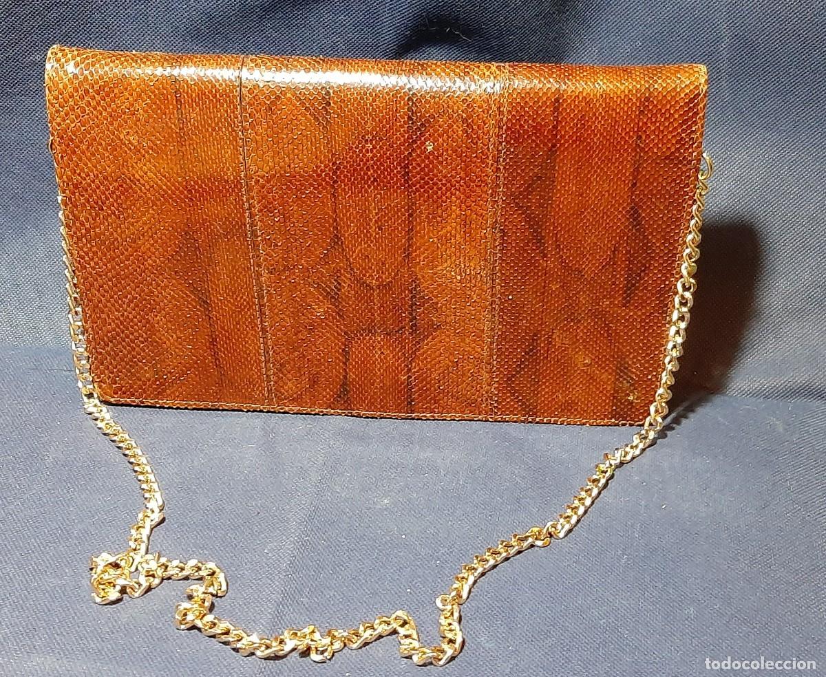 Vintage: Antiguo bolso de serpiente Cobra - Foto 1