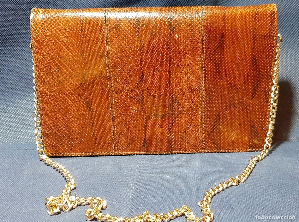 Vintage: Antiguo bolso de serpiente Cobra - Foto 2