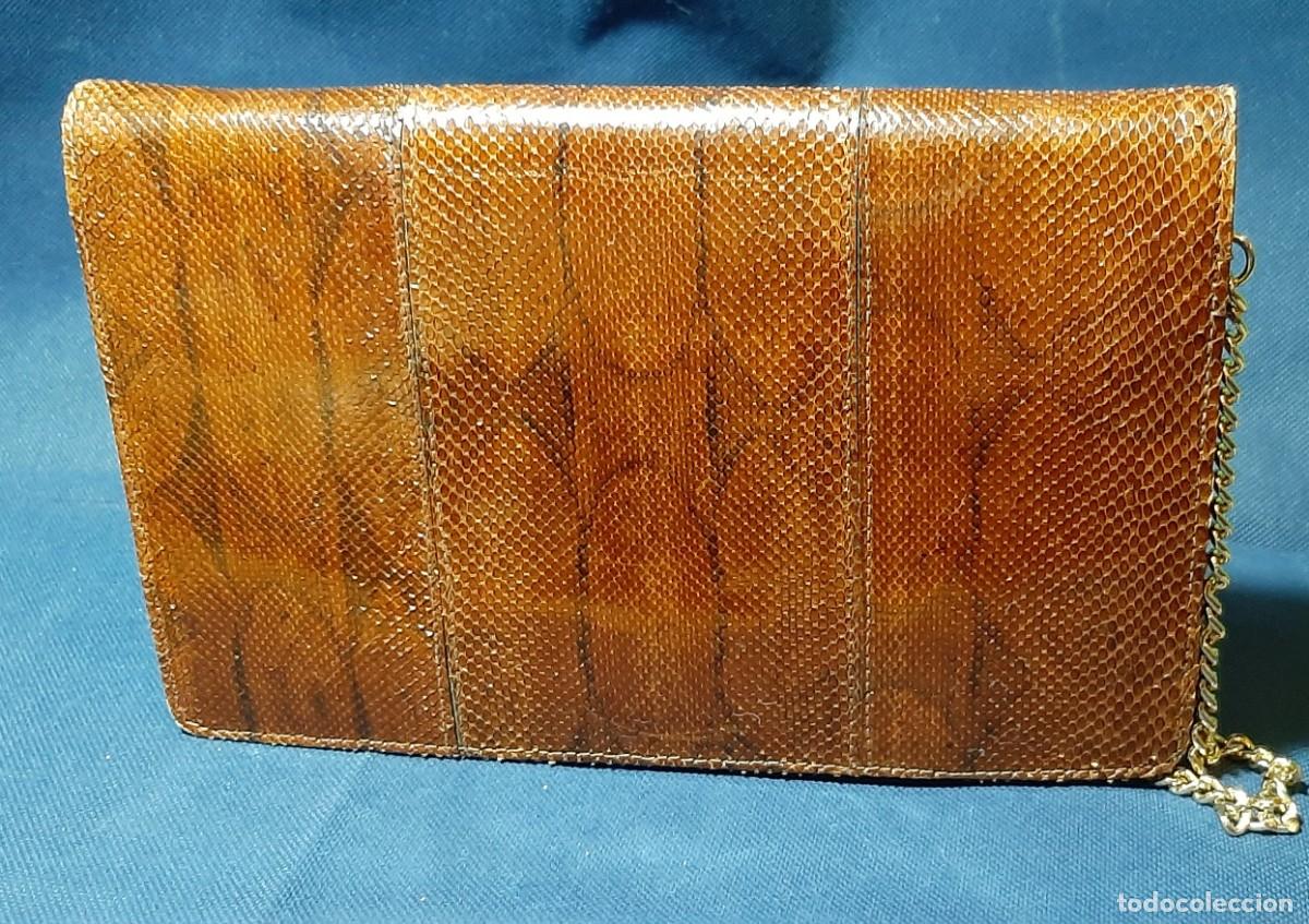 Vintage: Antiguo bolso de serpiente Cobra - Foto 3