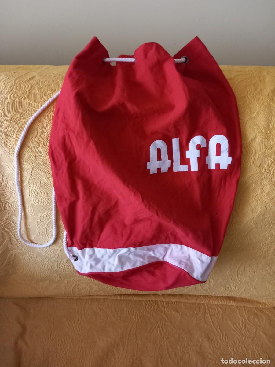 Vintage: Mochila de tela ALFA - Foto 1