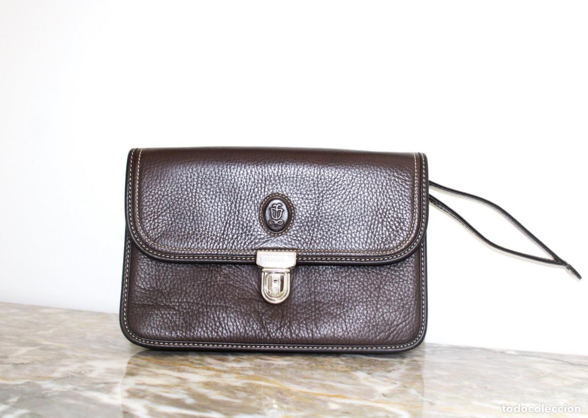 Vintage: CARTERA DE MANO DE PIEL DE LLADR&Oacute; - Foto 1