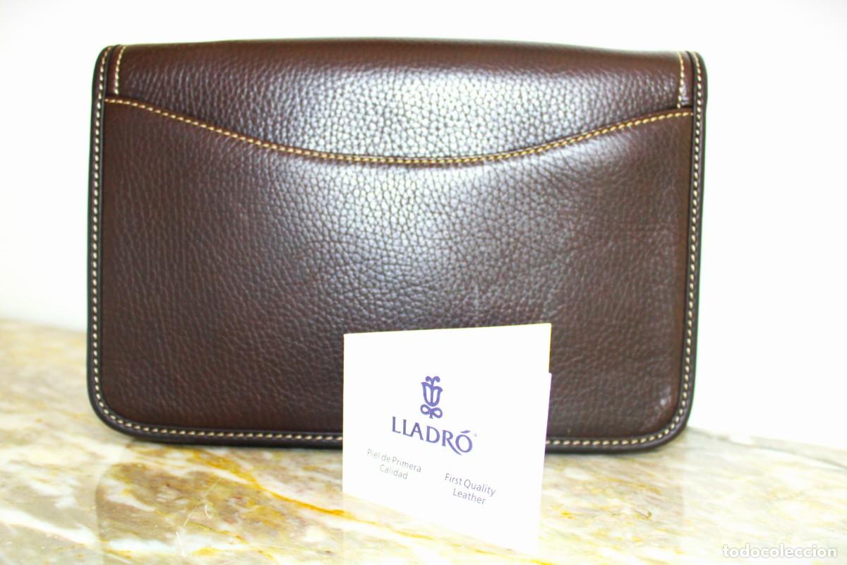 Vintage: CARTERA DE MANO DE PIEL DE LLADR&Oacute; - Foto 4