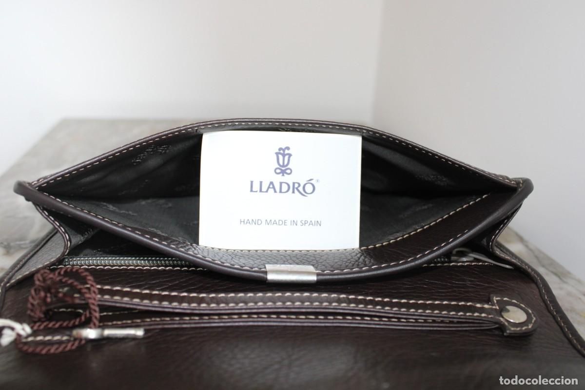 Vintage: CARTERA DE MANO DE PIEL DE LLADR&Oacute; - Foto 7