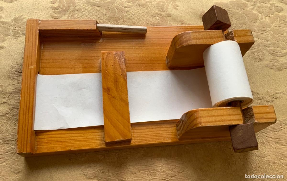 Vintage: CUADERNO PARA NOTAS DE COCINA, MADERA - Foto 3