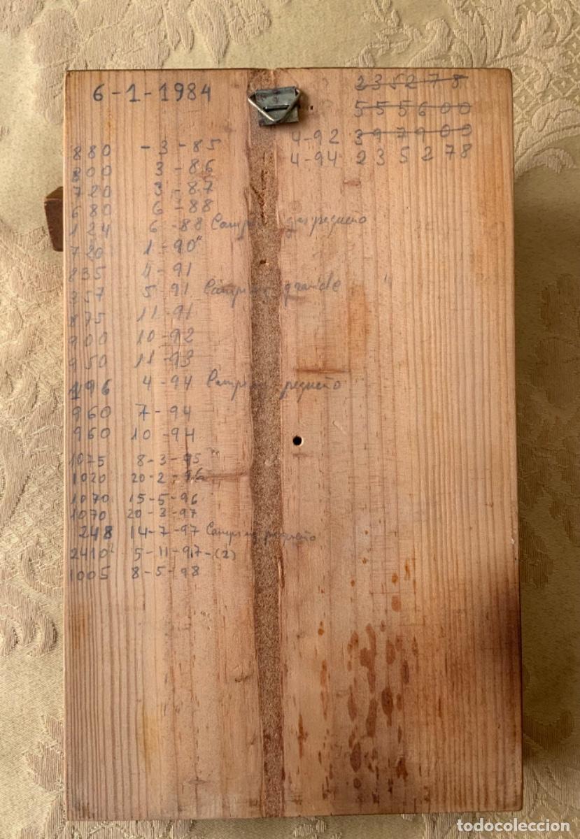 Vintage: CUADERNO PARA NOTAS DE COCINA, MADERA - Foto 8