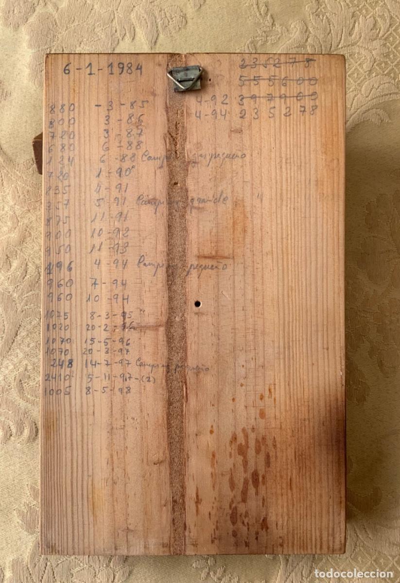 Vintage: CUADERNO PARA NOTAS DE COCINA, MADERA - Foto 9