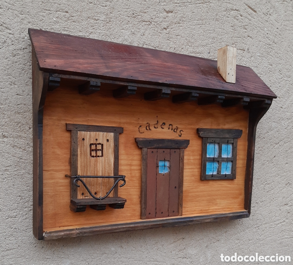 Vintage: fachada casa rustica cubrecontador
