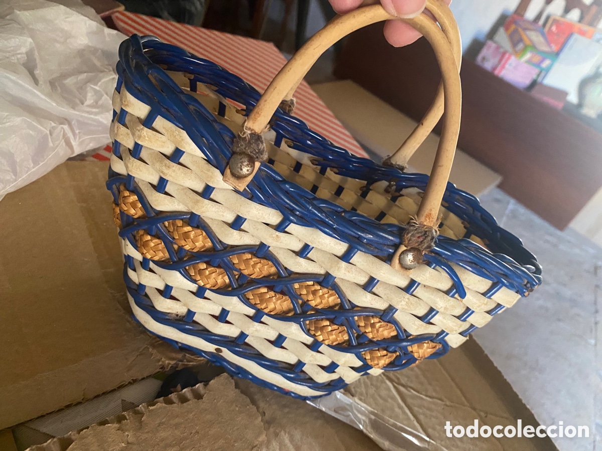 Vintage: cesta vintage para ni&ntilde;a - Foto 1
