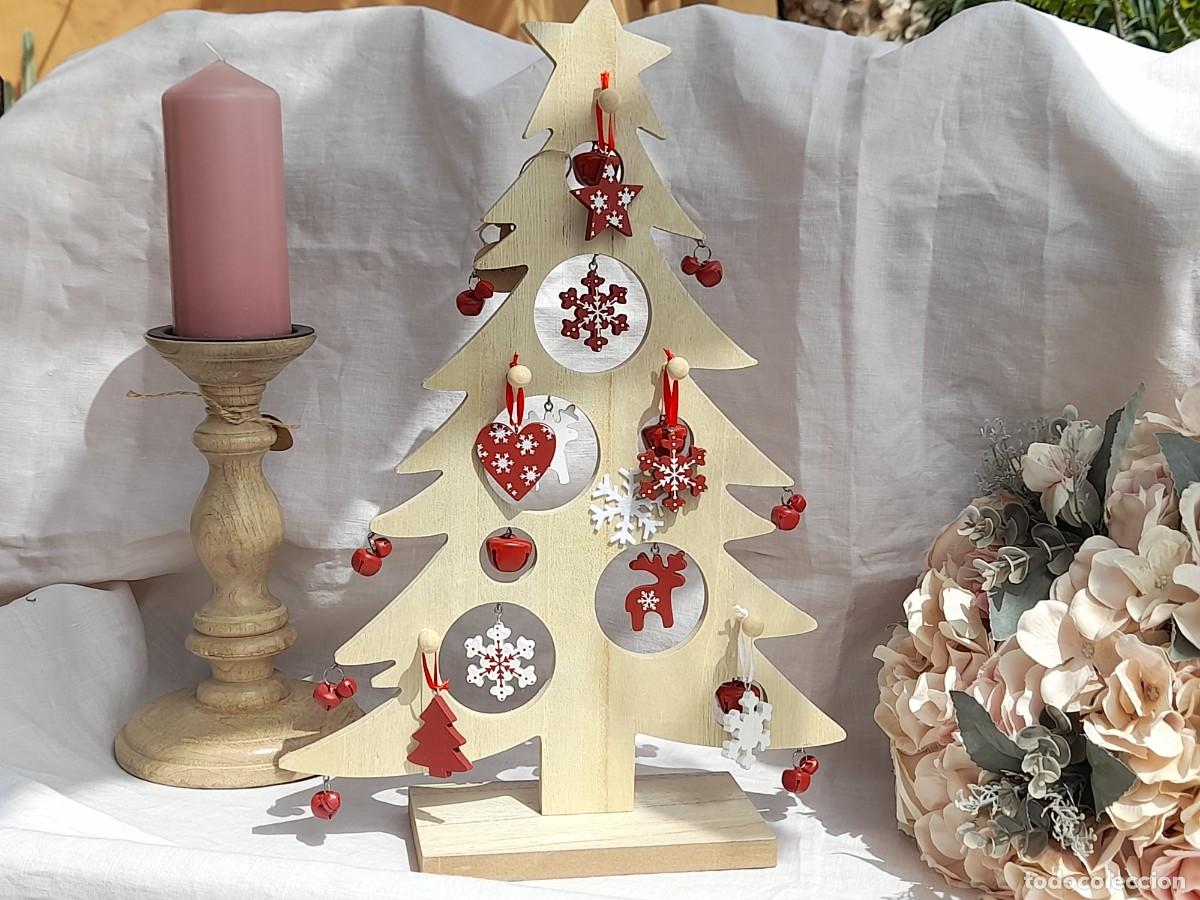 Vintage: Arb&oacute;l de Navidad de madera - Foto 1