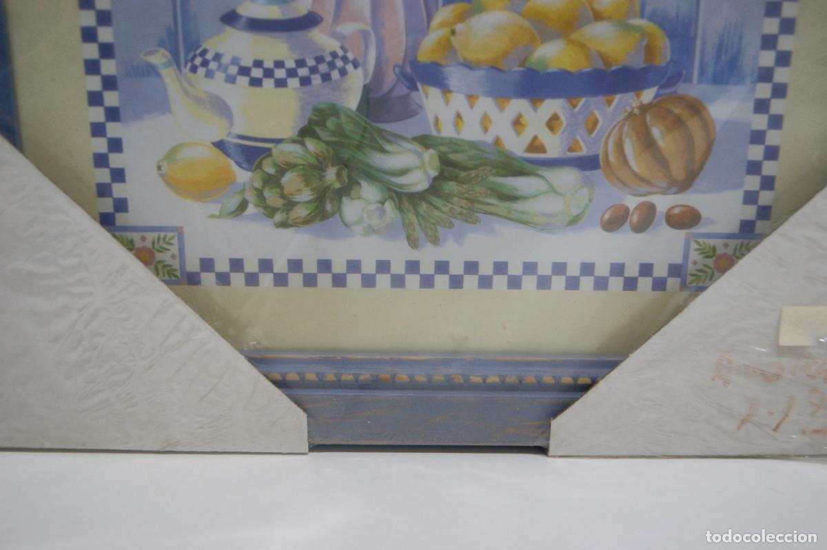 Vintage: Marco para pared en madera decap&eacute; azul - Foto 6