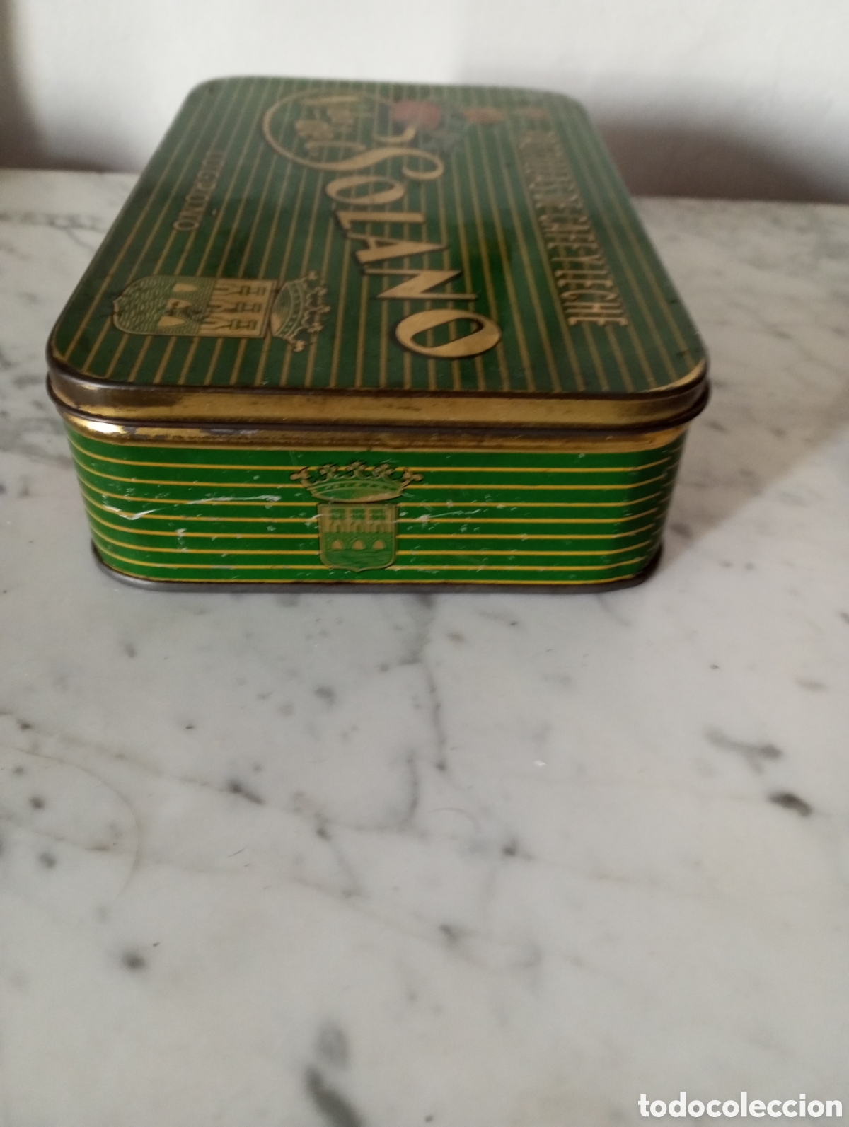 Vintage: Caja met&aacute;lica Vida.de Solano - Foto 6