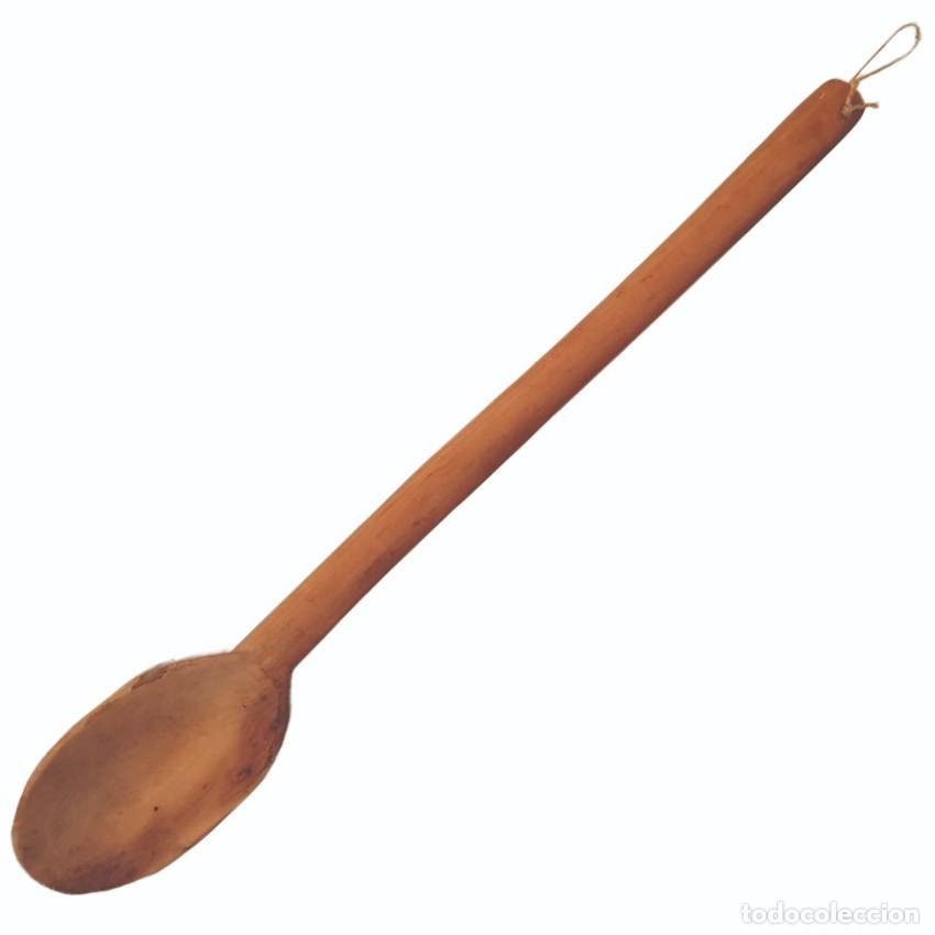 Vintage: Antiguo cuchar&oacute;n de madera - Foto 1