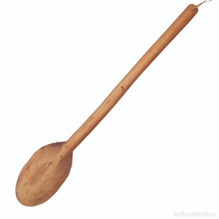 Vintage: Antiguo cuchar&oacute;n de madera - Foto 4
