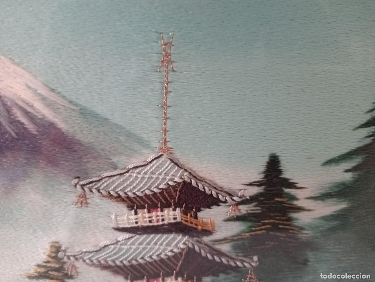 Vintage: Cuadro de seda japonesa - Foto 4