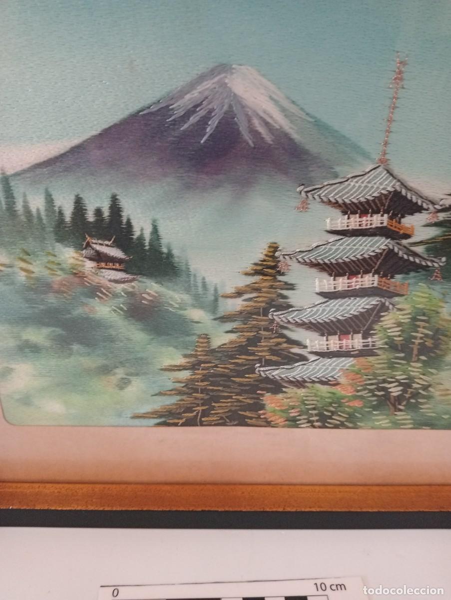 Vintage: Cuadro de seda japonesa - Foto 6