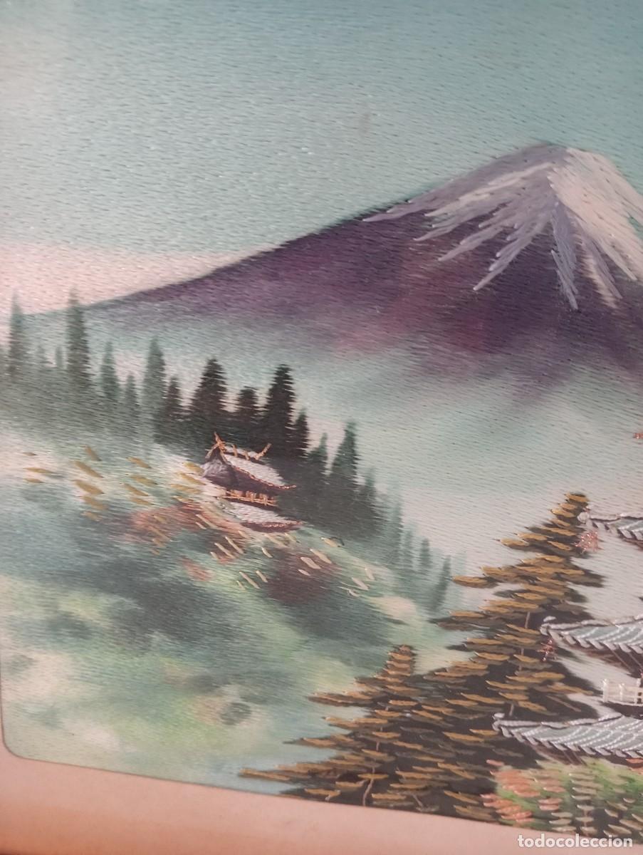 Vintage: Cuadro de seda japonesa - Foto 7