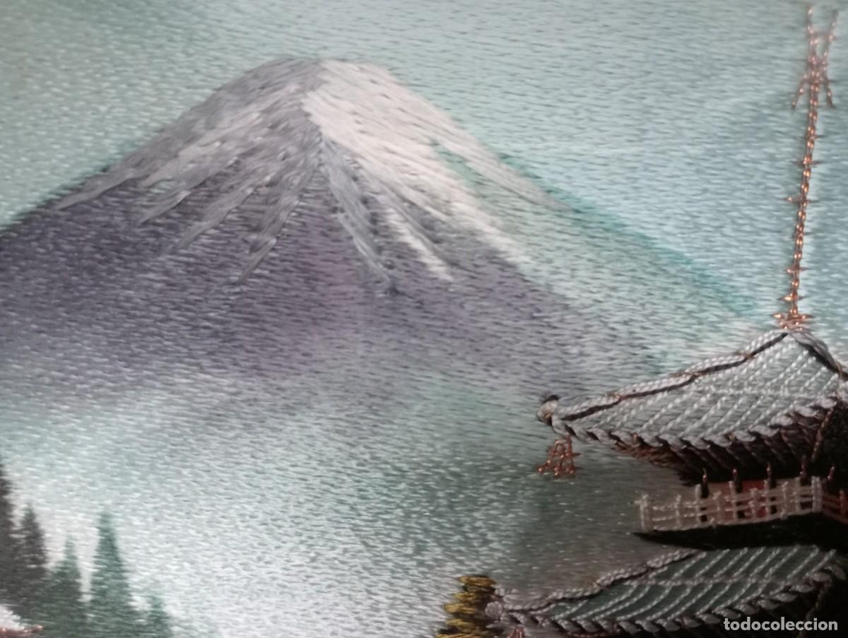 Vintage: Cuadro de seda japonesa - Foto 9
