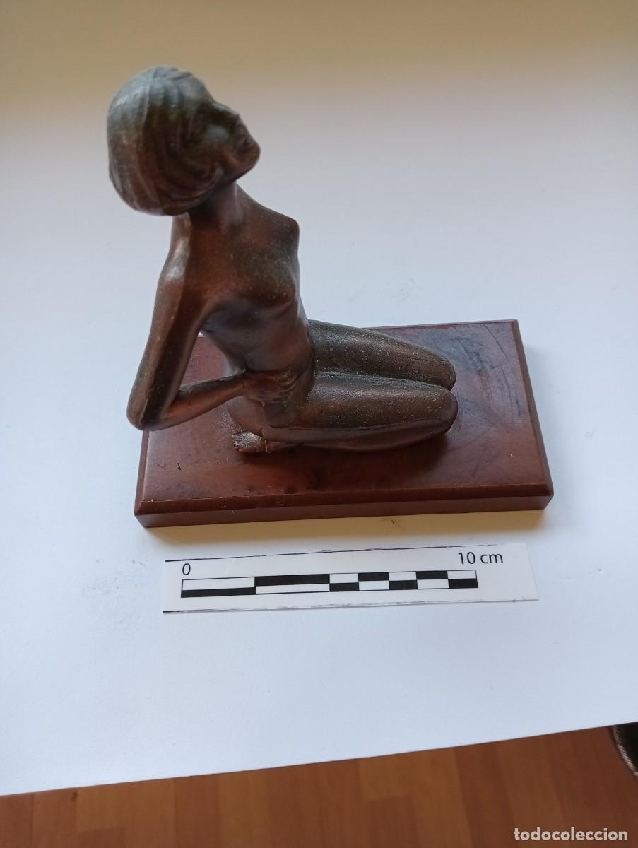 Vintage: Figura de bronce de estilo modernista - Foto 2