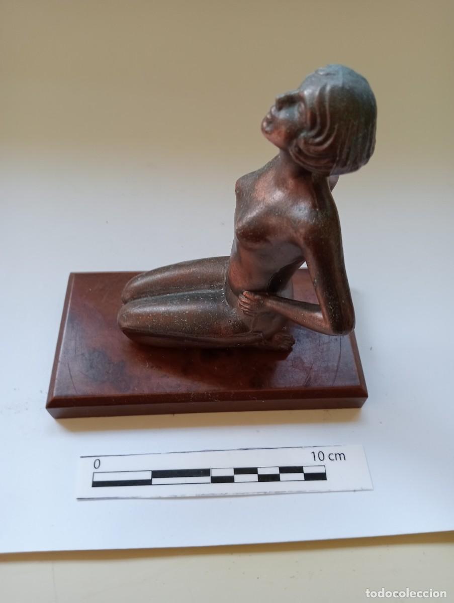 Vintage: Figura de bronce de estilo modernista - Foto 3