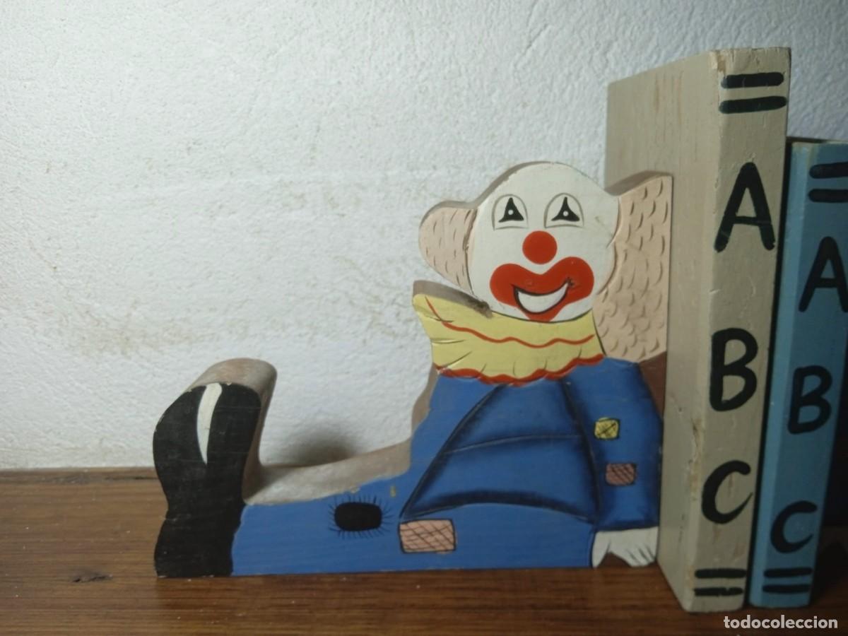 Vintage: Sujeta libros vintage de payasos - Foto 2
