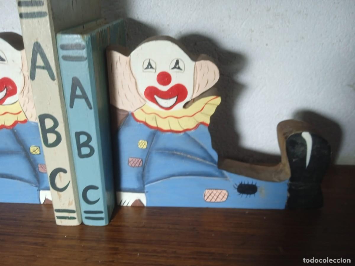 Vintage: Sujeta libros vintage de payasos - Foto 3