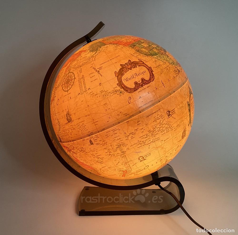 Vintage: Globo terr&aacute;queo SCAN-GLOBE con luz 1990 Dinamarca - Foto 1