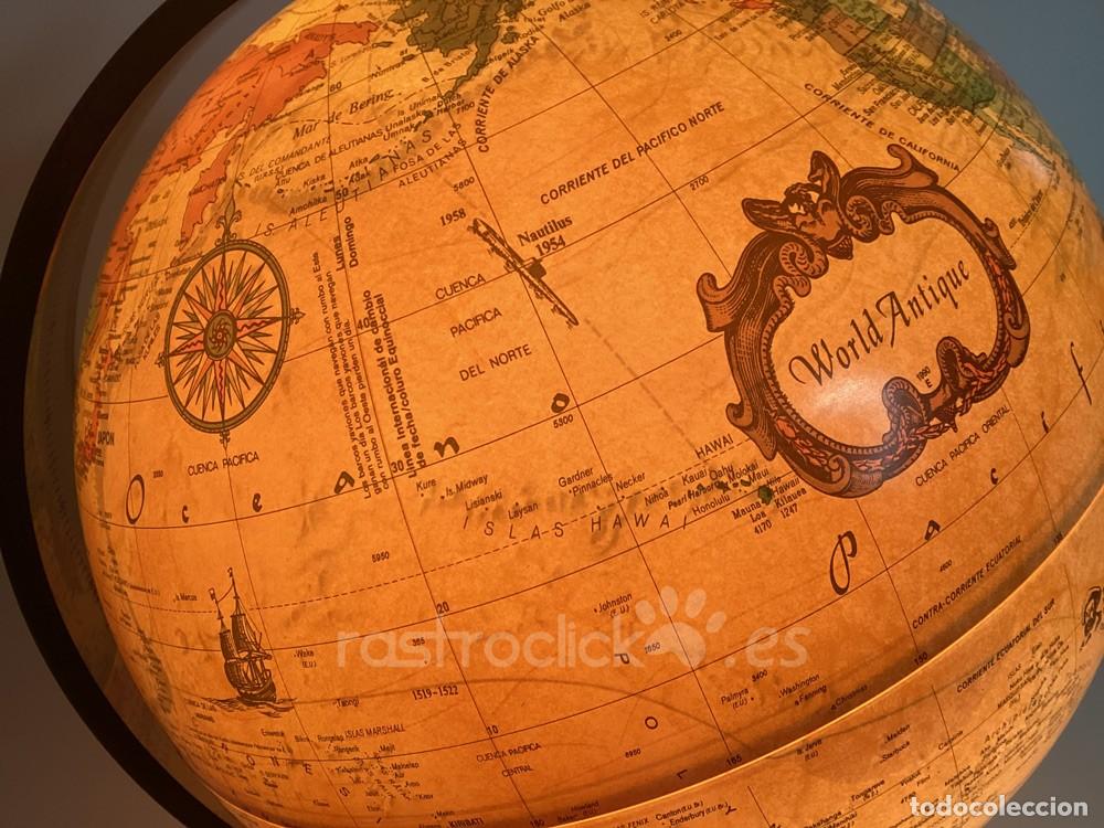 Vintage: Globo terr&aacute;queo SCAN-GLOBE con luz 1990 Dinamarca - Foto 2
