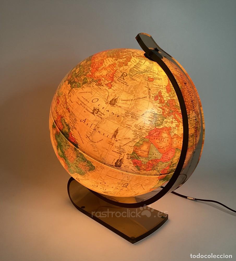 Vintage: Globo terr&aacute;queo SCAN-GLOBE con luz 1990 Dinamarca - Foto 7