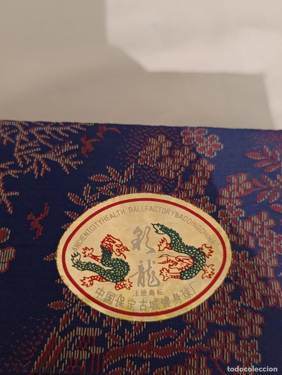 Vintage: Bolas baoding color gasolina - Foto 4