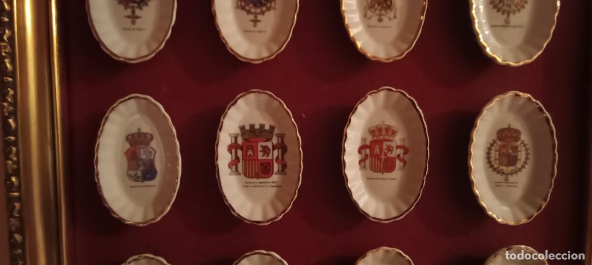 Vintage: CUADRO DE ESCUDOS DE ESPA&Ntilde;A - Foto 4