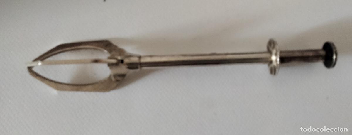 Vintage: Pinzas servicio con pulsador - Foto 1