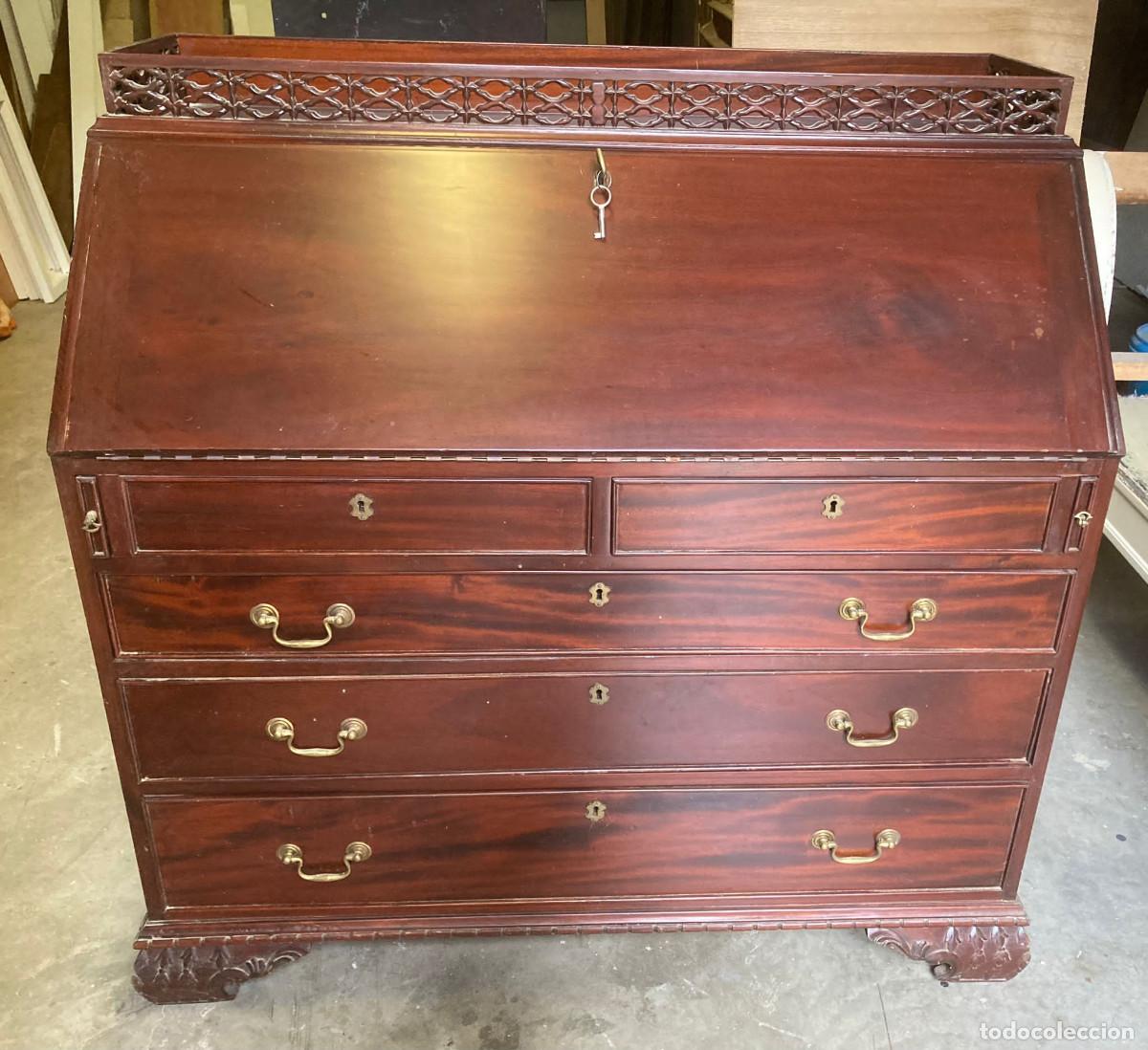 Vintage: Bureau escritorio de madera - Foto 1