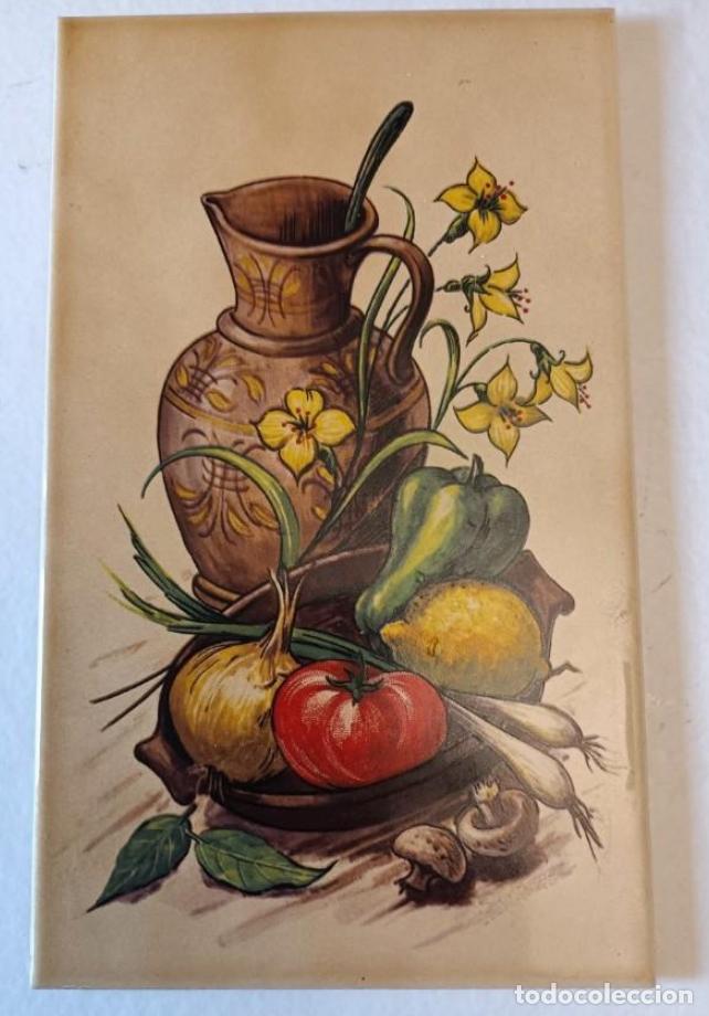 Vintage: LADRILLO BODEGON DE VERDURAS - Foto 1