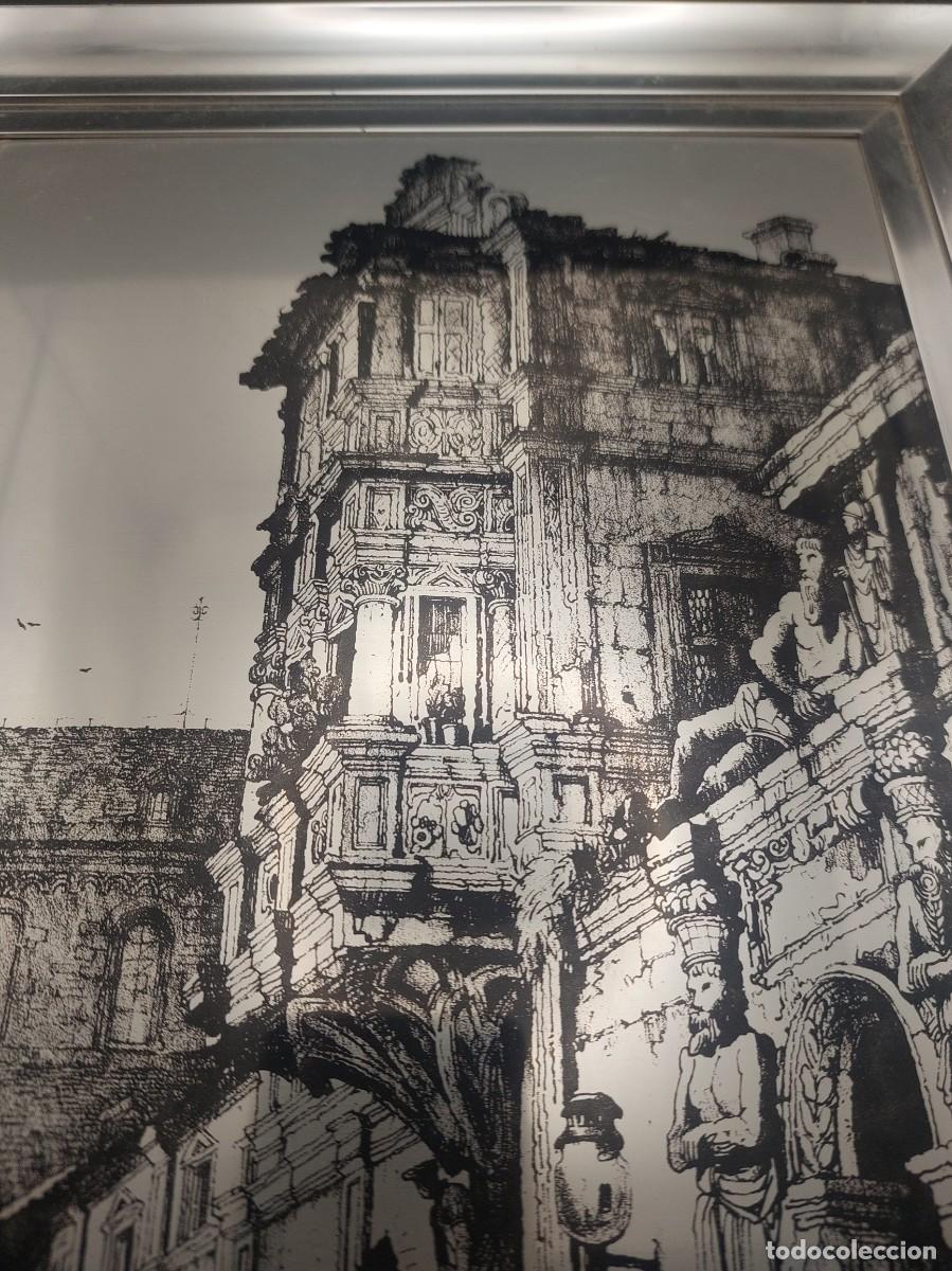 Vintage: CUADRO HECHO EN ALUMINIO OBRA BAMBERG - Foto 4