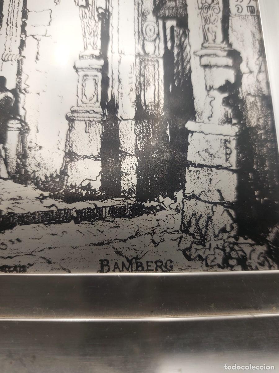Vintage: CUADRO HECHO EN ALUMINIO OBRA BAMBERG - Foto 5