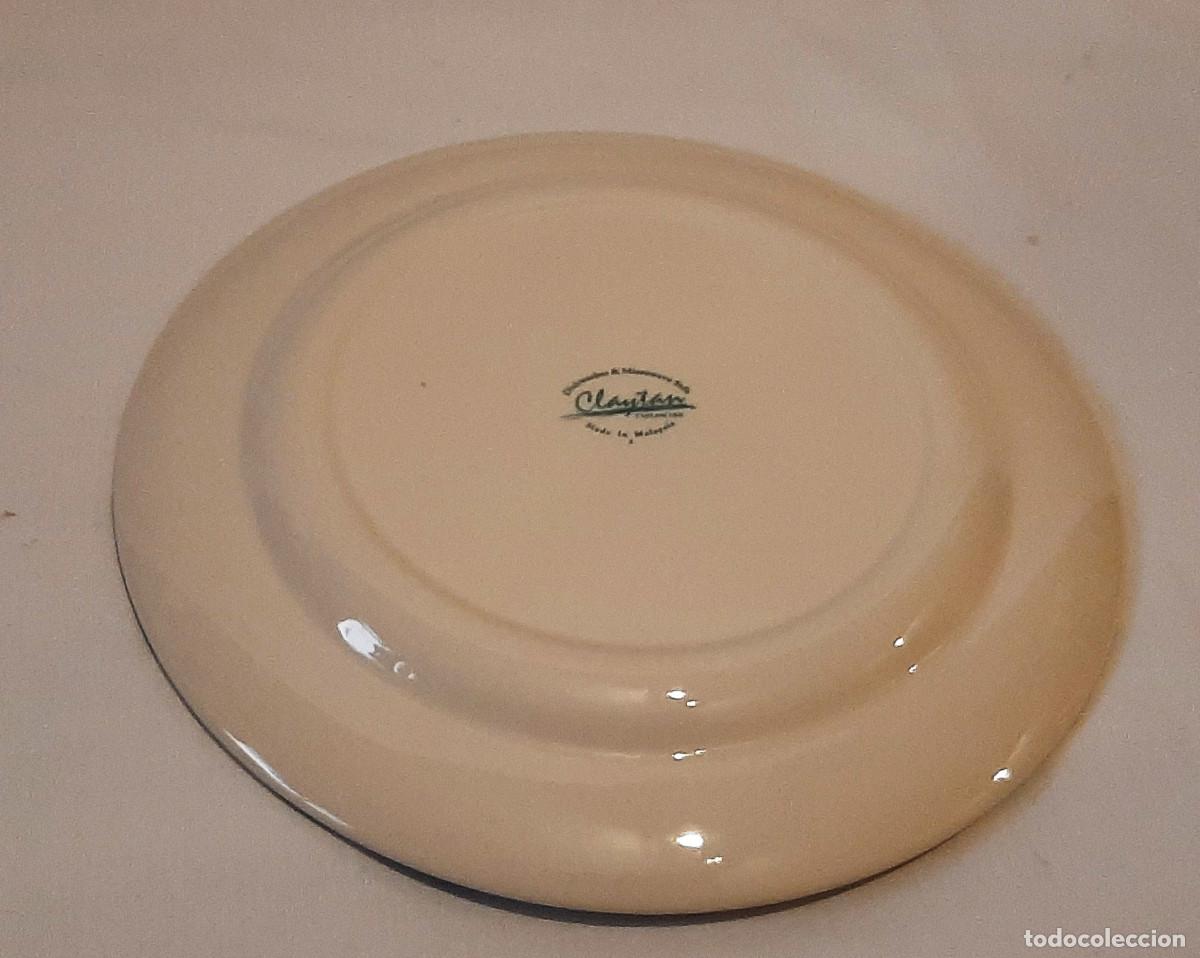 Vintage: Plato de porcelana Claytan - Foto 5