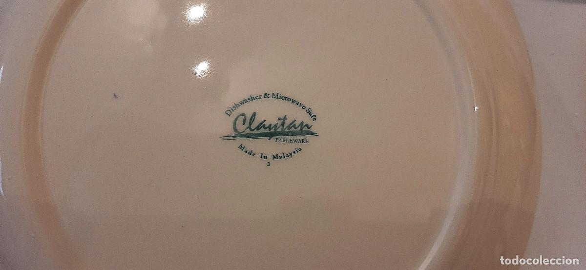 Vintage: Plato de porcelana Claytan - Foto 6