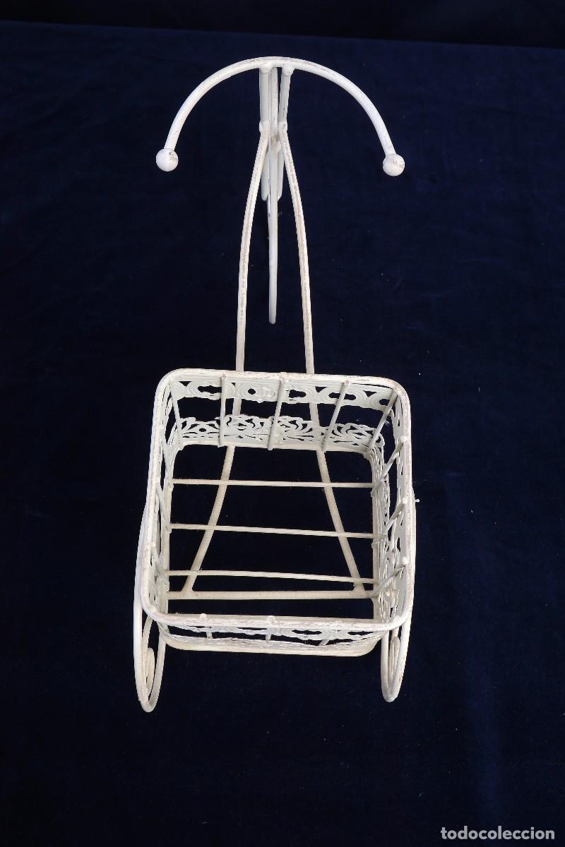 Vintage: Macetero met&aacute;lico en forma de Bicicleta - Foto 12