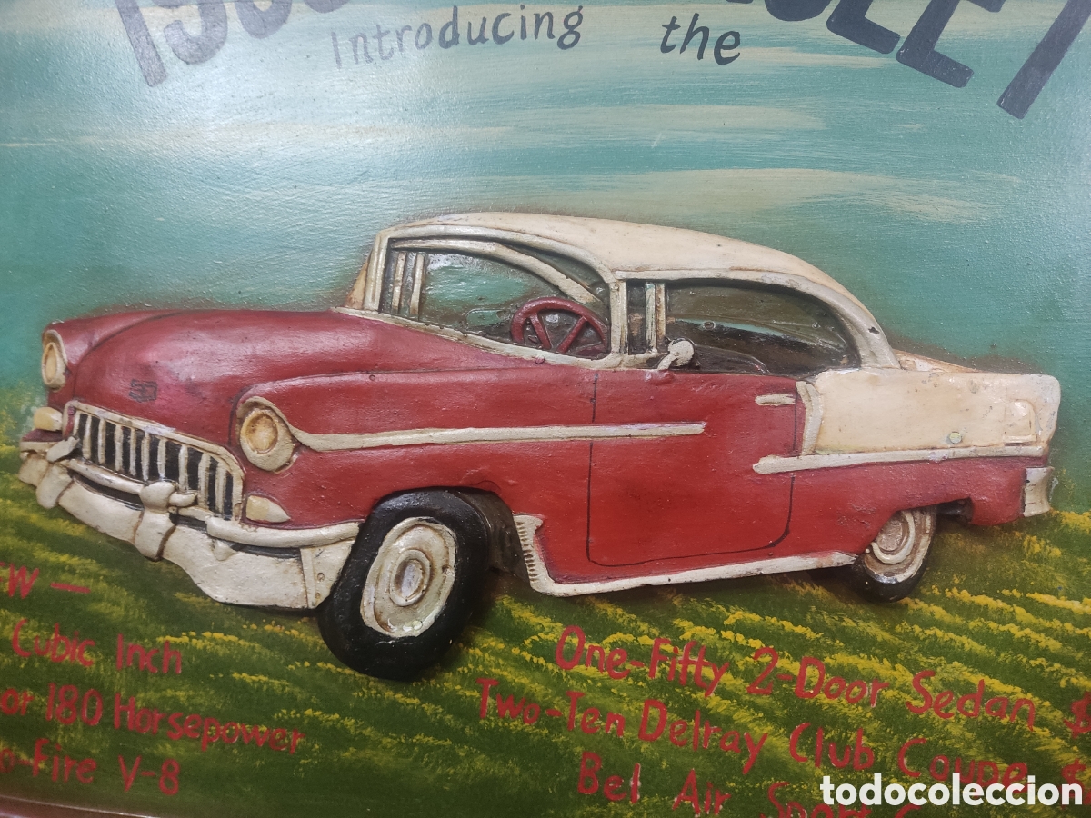 Vintage: Cuadro vintage. Chevrolet 1955. - Foto 5