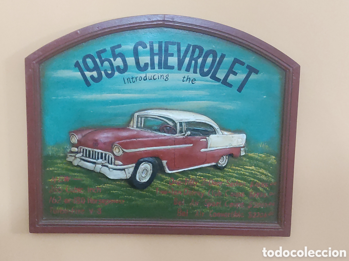 Vintage: Cuadro vintage. Chevrolet 1955. - Foto 1