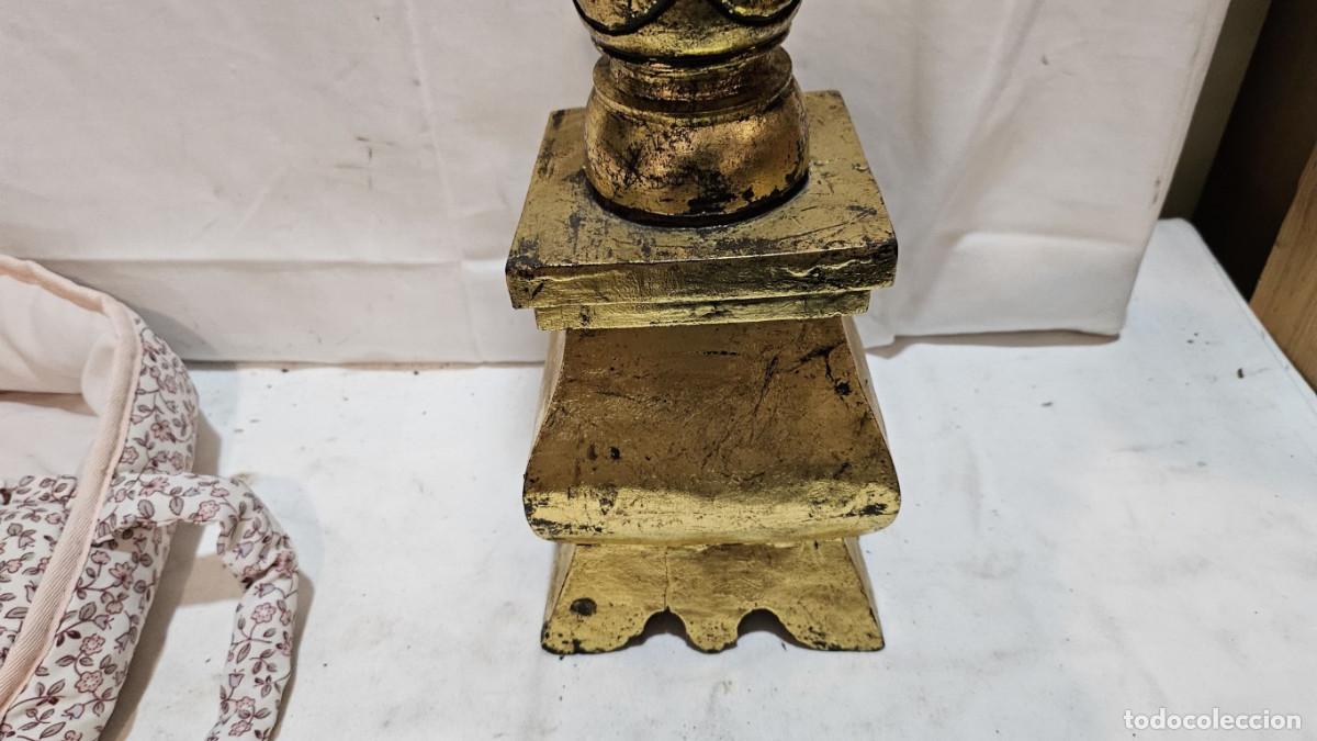 Vintage: candeladro de madera - Foto 6