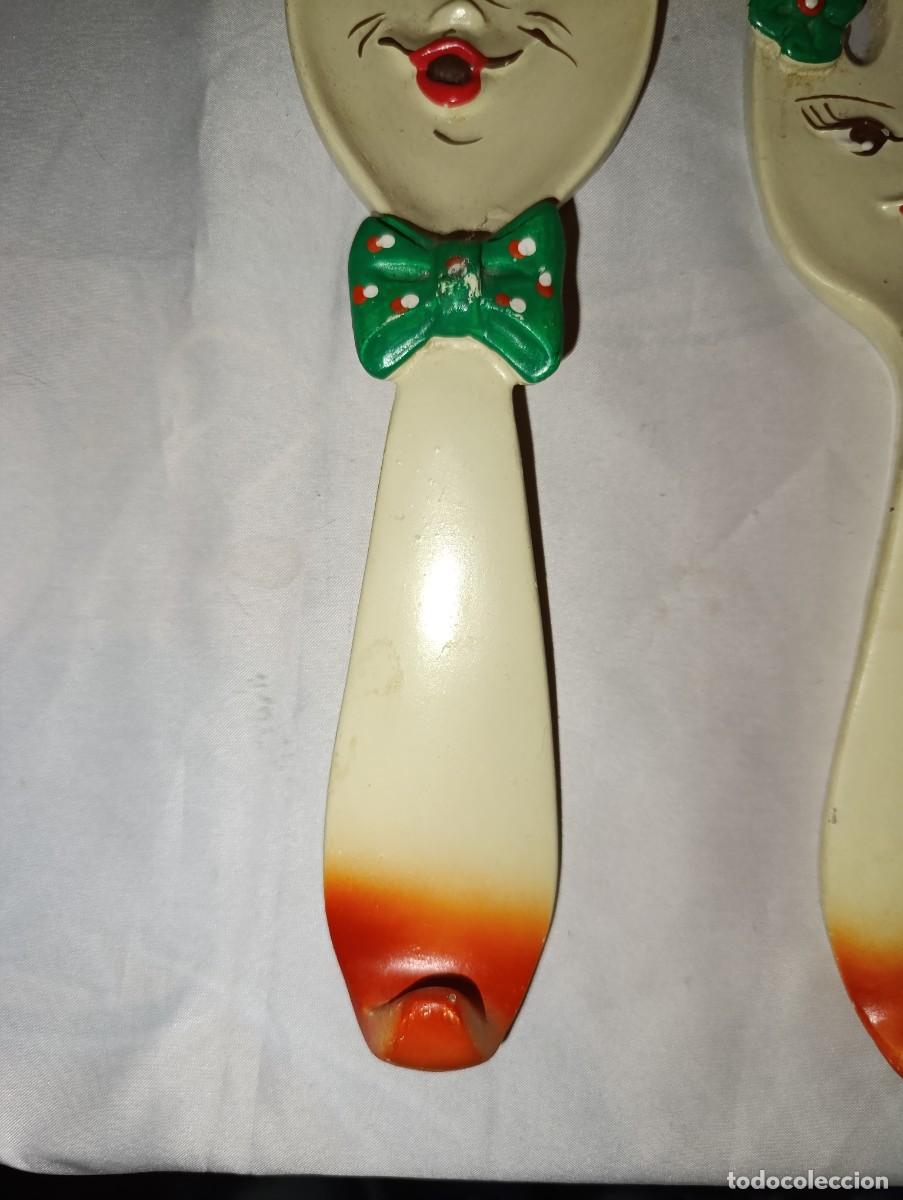Vintage: Cubiertos de resina, Decorativos. - Foto 4