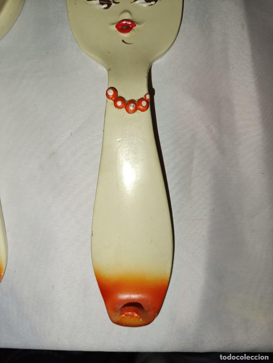 Vintage: Cubiertos de resina, Decorativos. - Foto 5