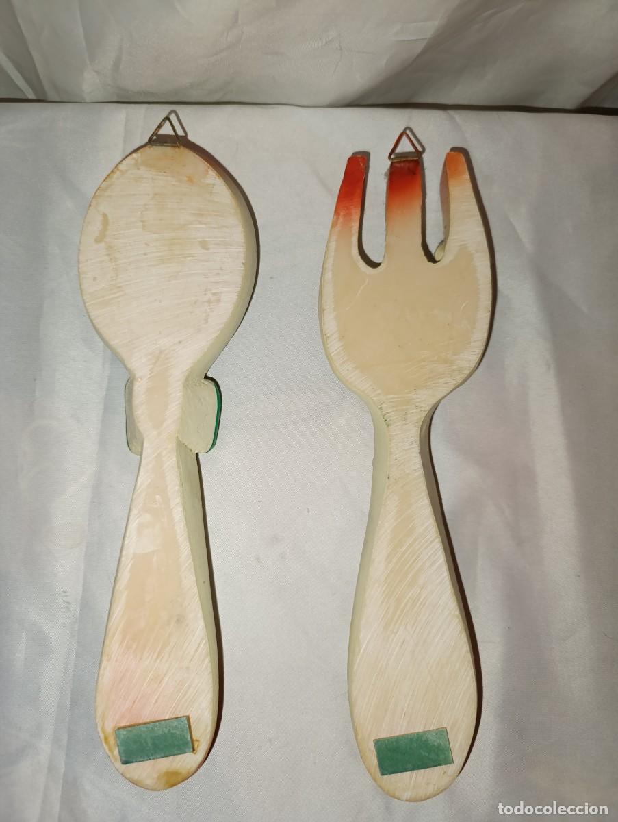 Vintage: Cubiertos de resina, Decorativos. - Foto 6