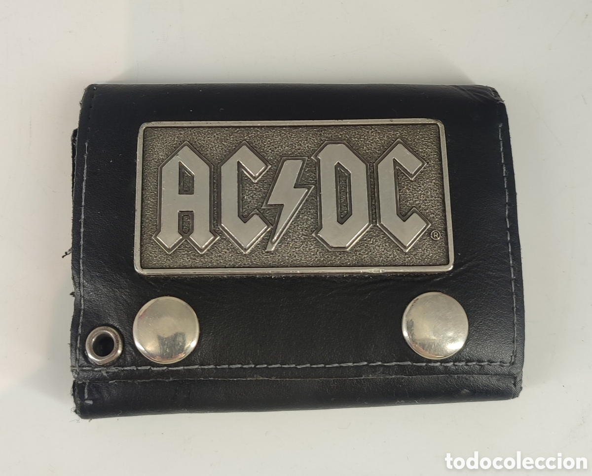Vintage: Cartera / Billetero piel AC/DC - Foto 1