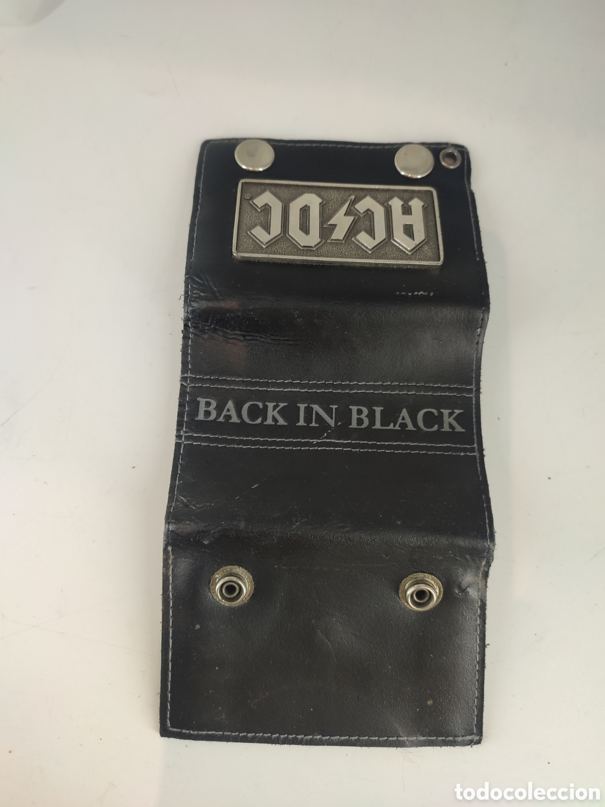 Vintage: Cartera / Billetero piel AC/DC - Foto 5