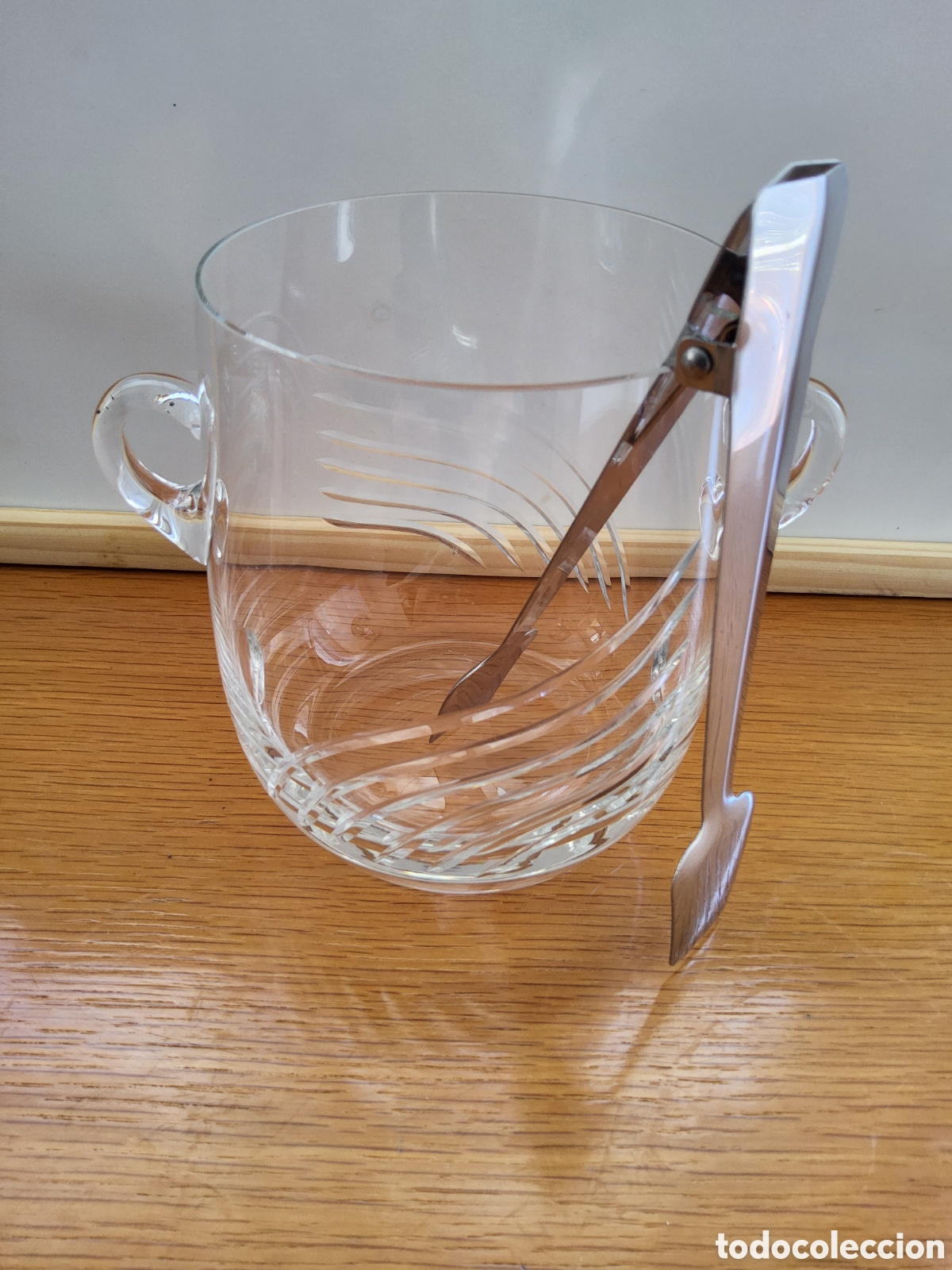 Vintage: Cubitera de cristal vintage - Foto 2