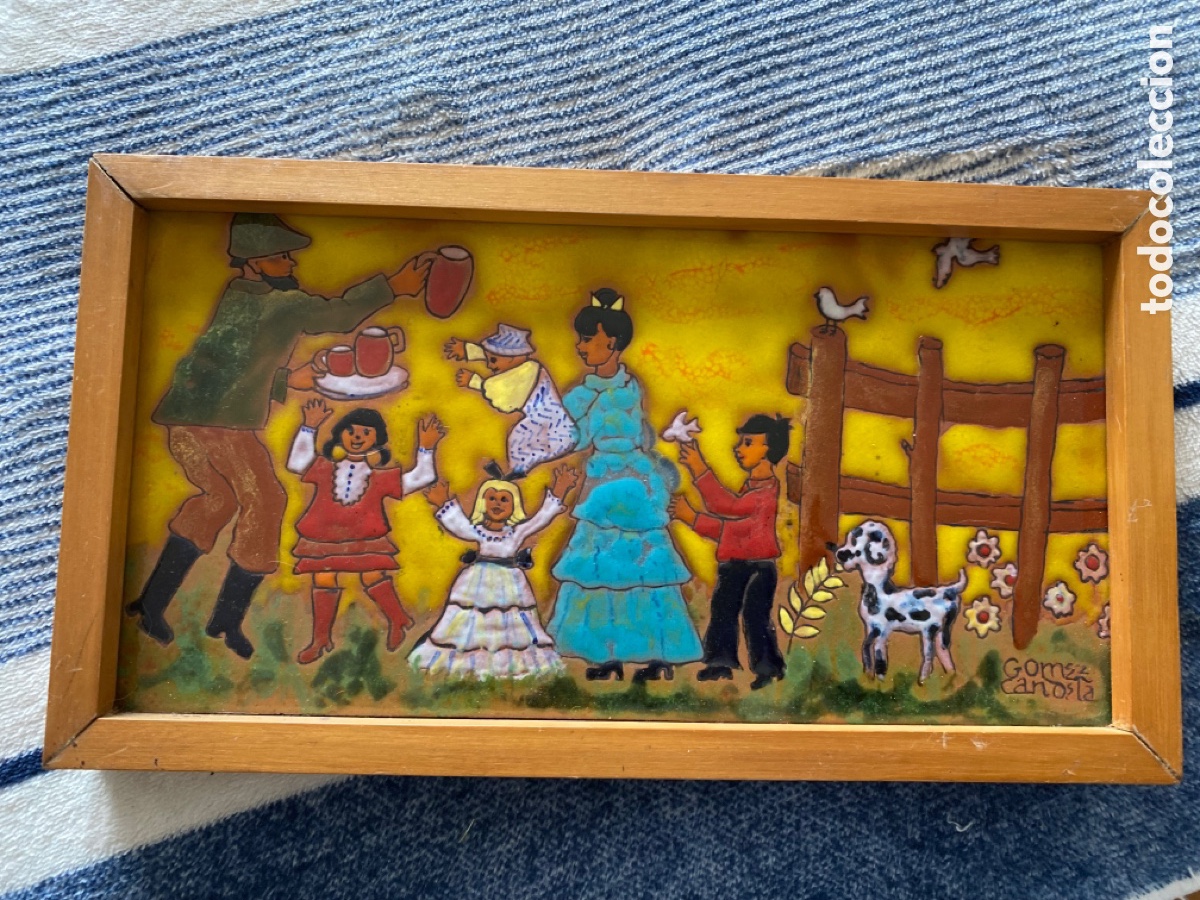 Vintage: Azulejo original G&oacute;mez Candela - Foto 2