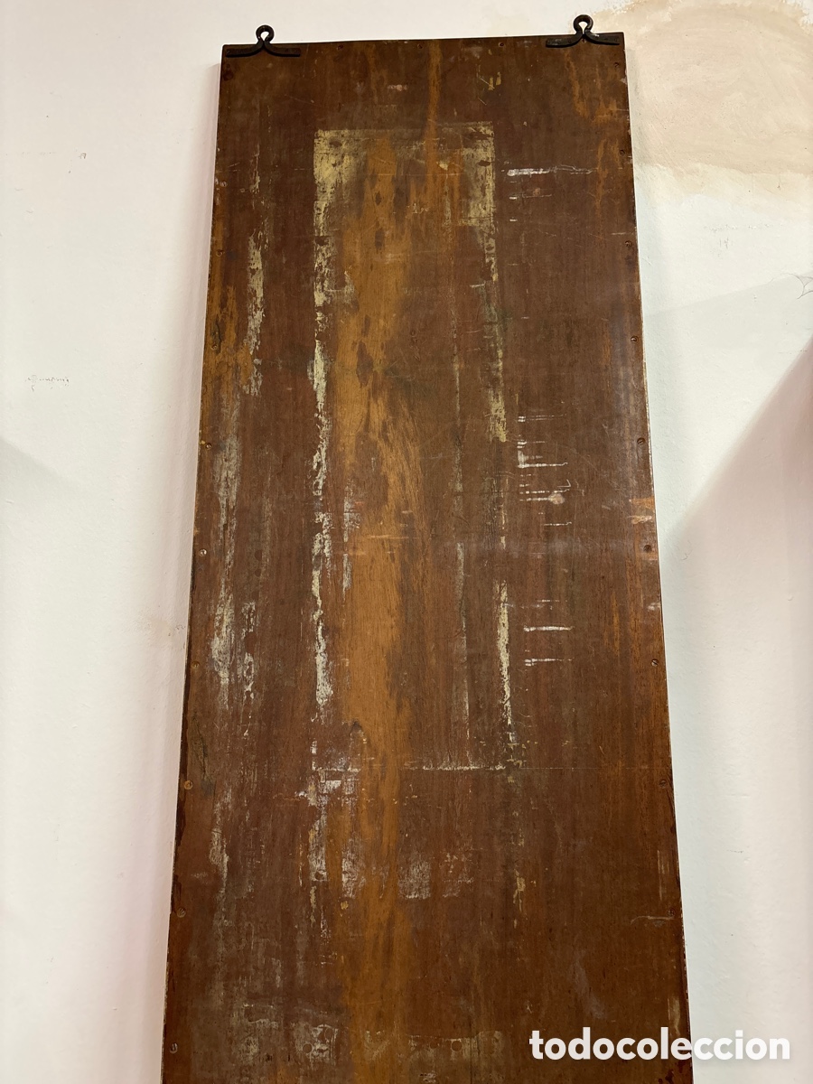 Vintage: Panel en madera de marqueter&iacute;a. Siglo XX. - Foto 6